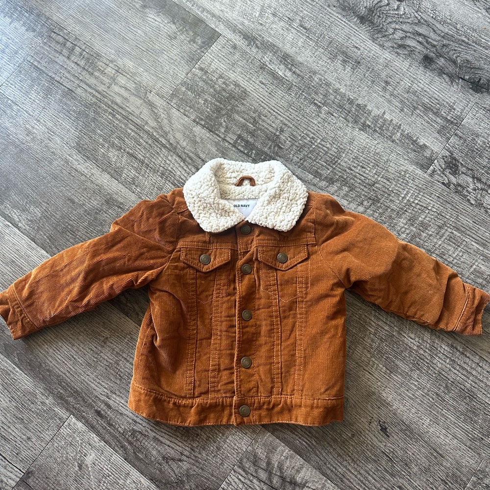 Toddler Sherpa corduroy jacket